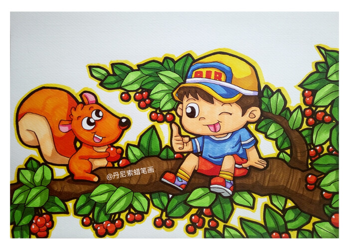 8-12岁儿童绘画范画,简单又好画的儿童画大全