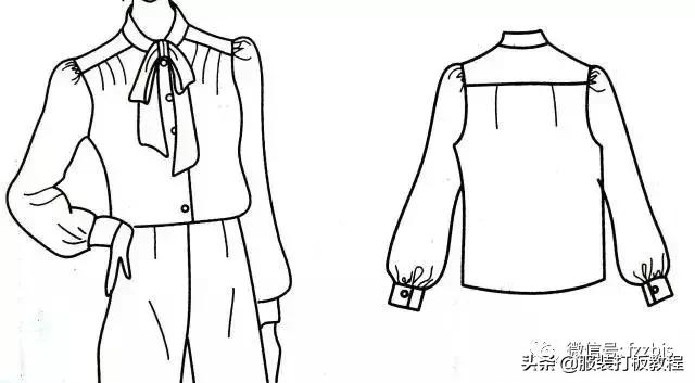 服装制版常用尺寸整理,服装衬衫打版制版图