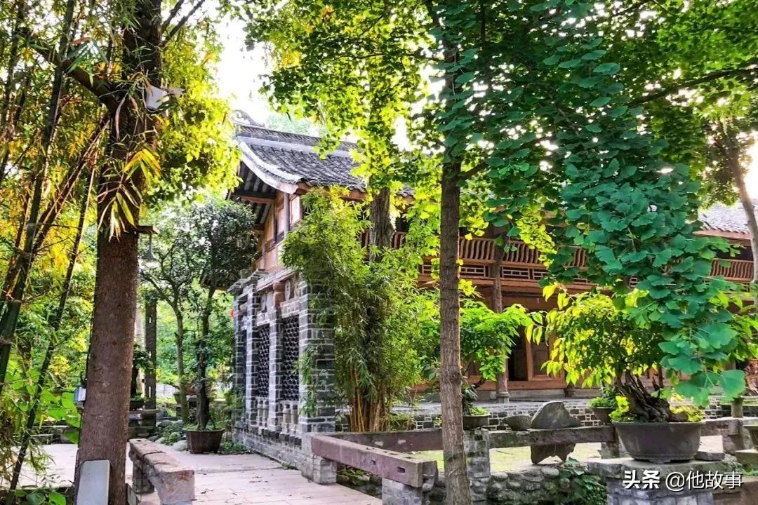 人间仙境般的世外桃源庭院,原始森林自建世外桃源