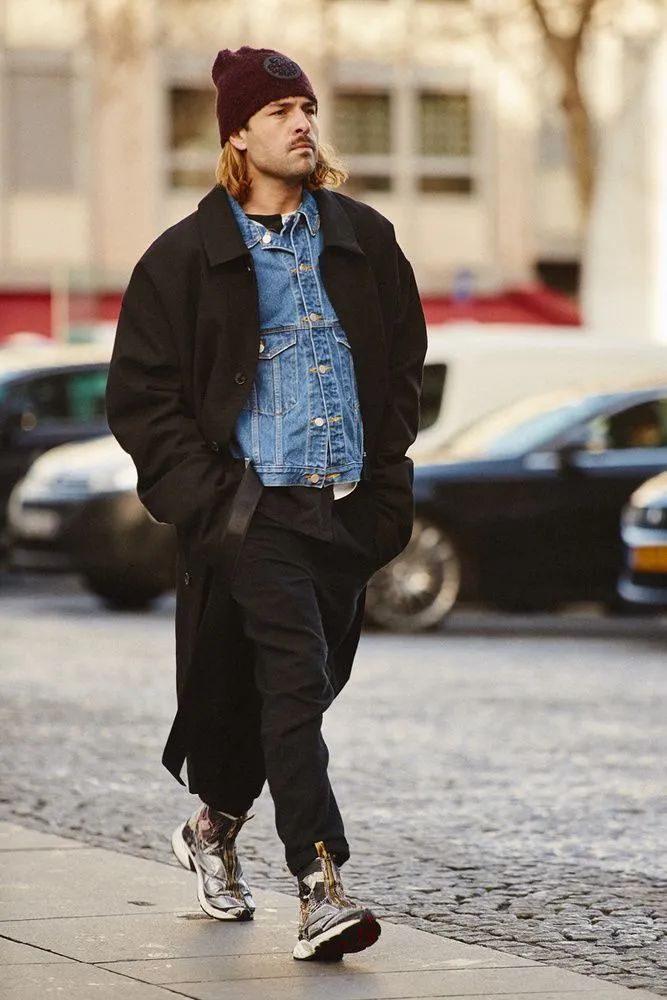 牛仔夹克冬季还能这样穿,牛仔夹克冬季怎么穿男