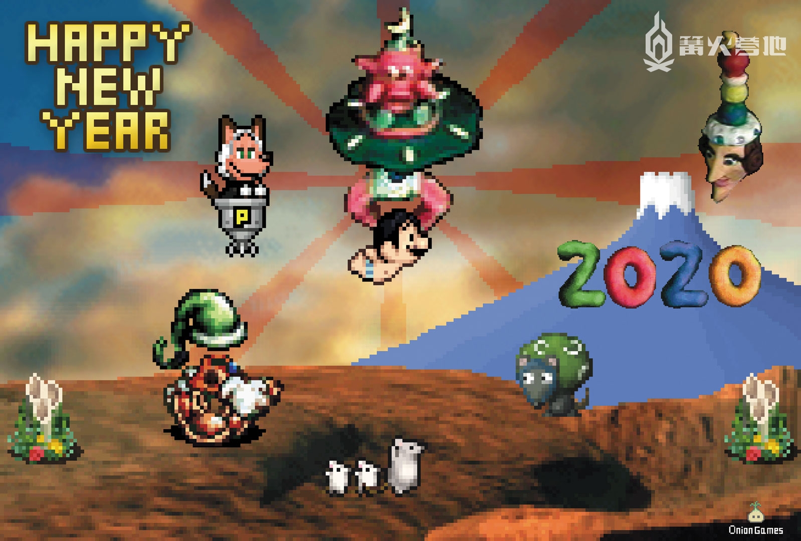 所有游戏的新年祝福,各大游戏贺年图