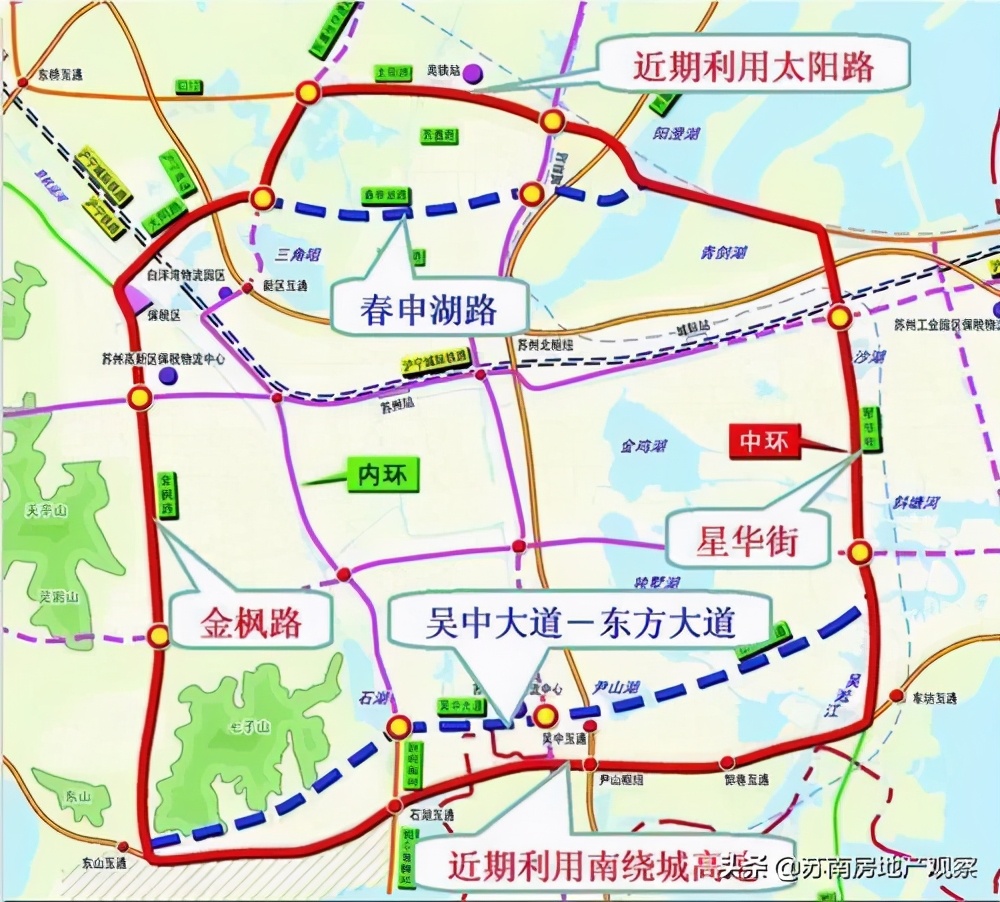 中环和苏州哪个值钱,苏州中环和昆山中环对接的意义