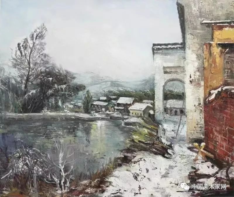 油画家陈健早期作品,陈健画家作品