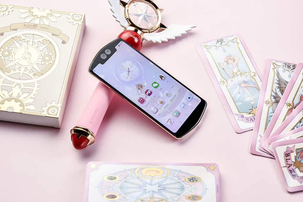 美图t9魔卡小樱限定版,美图t9魔卡少女樱打游戏