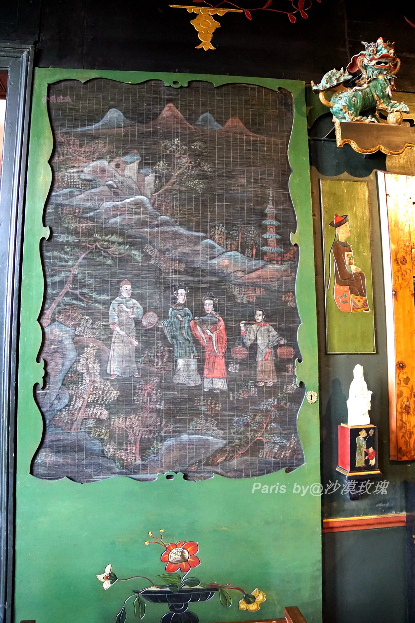 他从未来过中国，却热爱东方文化，为情人亲手设计了“中国沙龙”