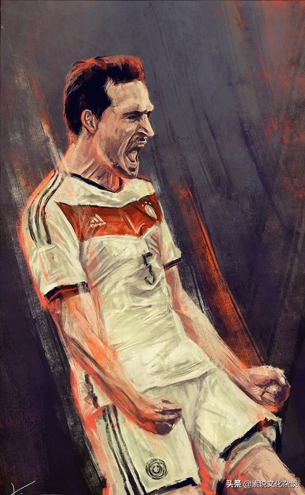 当足球遇到艺术绘画,当足球比赛赢了球迷有多高兴