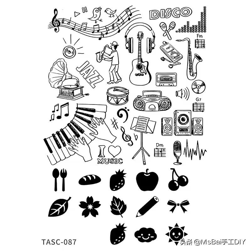 橡皮章手工diy材料包,手工橡皮章图片大全