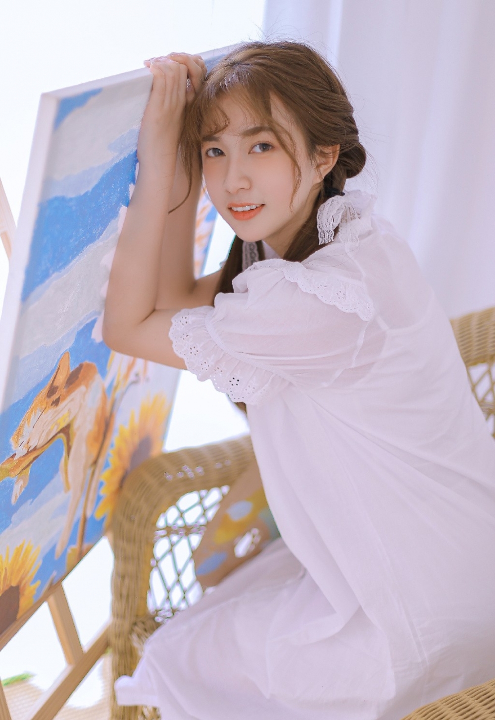 清纯复古美女养眼小清新写真,清纯古典美女冷艳气质写真