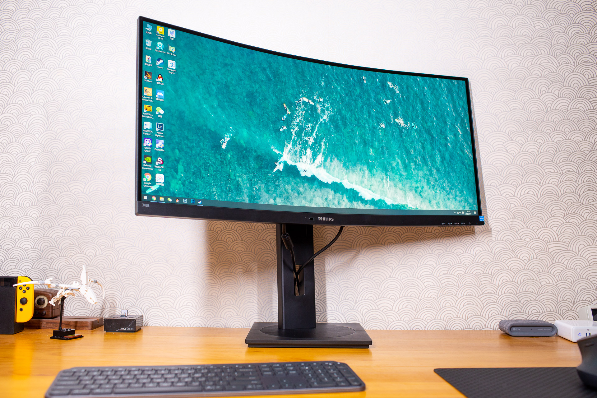 飞利浦345m2r34寸显示器评测,34寸144hz显示器推荐4k飞利浦