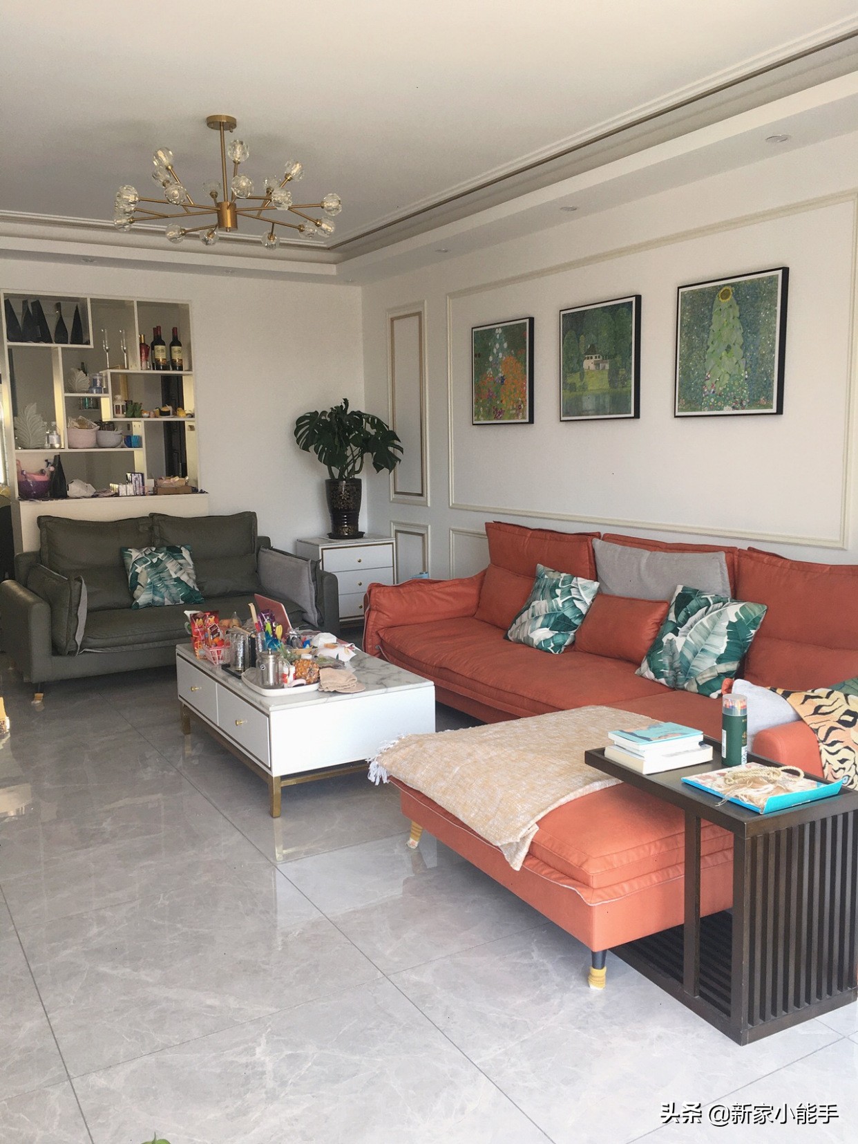 她家房子装修风格,她家装修很简单