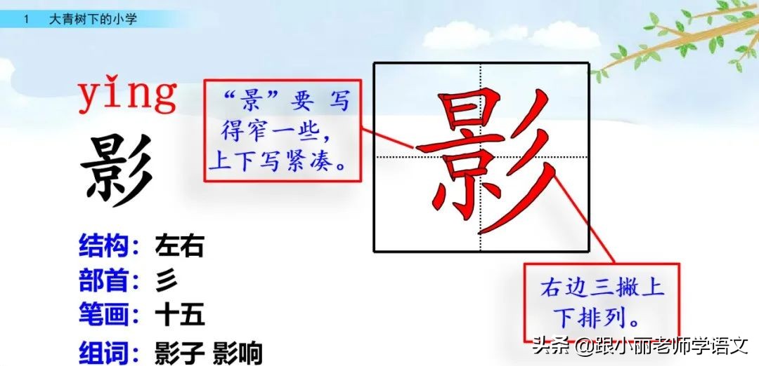 大青树下的小学重要背诵内容,大青树下的小学必会知识点