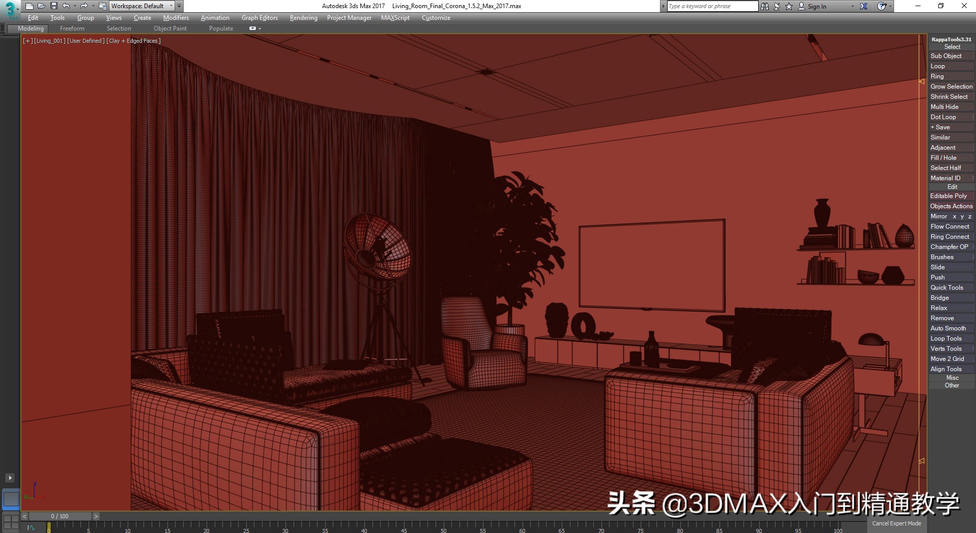 耗时8周，做的逼真现代公寓客厅，带大家看看大神的作品