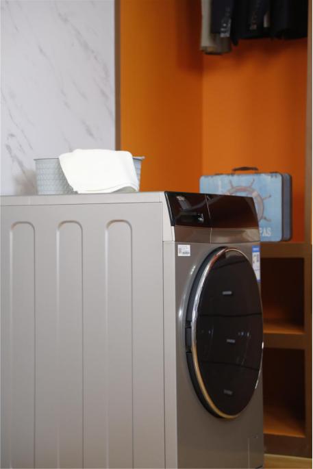 海尔晶彩洗烘一体机烘干教程,海尔洗衣机体验