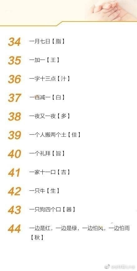儿童猜字游戏大全及答案,100个趣味字谜家长和孩子一起来猜