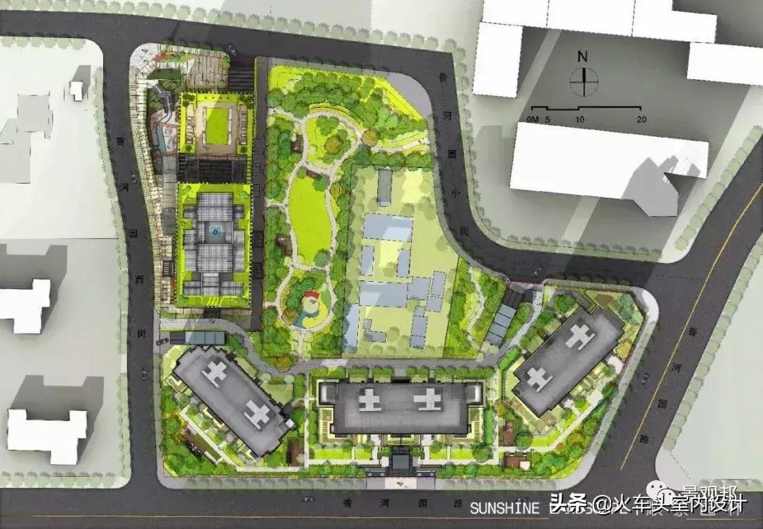 最美小区景观户外阳台效果图,有特色的小区和城市景观设计图片