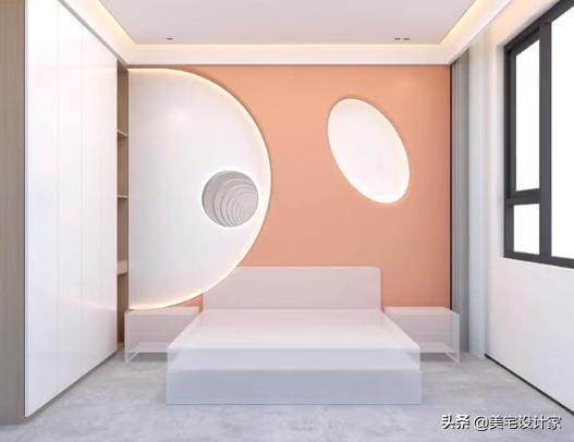 床头柱子怎么设计,床头墙面柱子凸出处理图片
