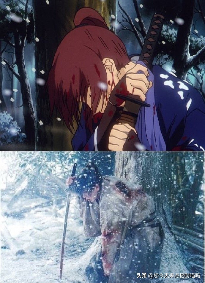 浪客剑心一刀是恨一刀是爱,浪客剑心动漫一刀砍两人