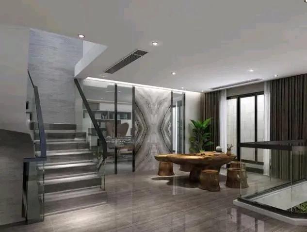 东莞市简约风装修案例,东莞200平米复式装修效果图