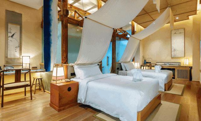 青城山打卡地隐遇谷私汤温泉民宿,青城山雅上一宿温泉酒店是真温泉