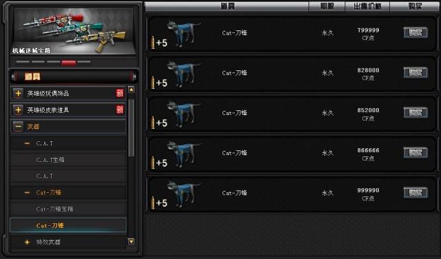 穿越火线皮肤枪2000钻石,穿越火线枪皮肤