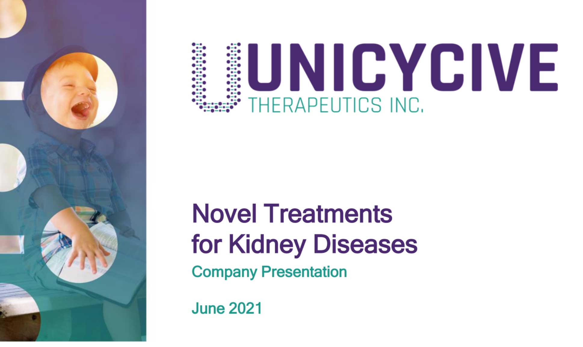 Unicycive冲刺纳斯达克：拟募资2766万美元路演PPT曝光