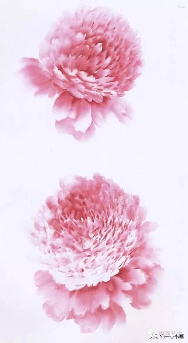 齐白石牡丹国画写意作品,写意国画牡丹的用笔技巧