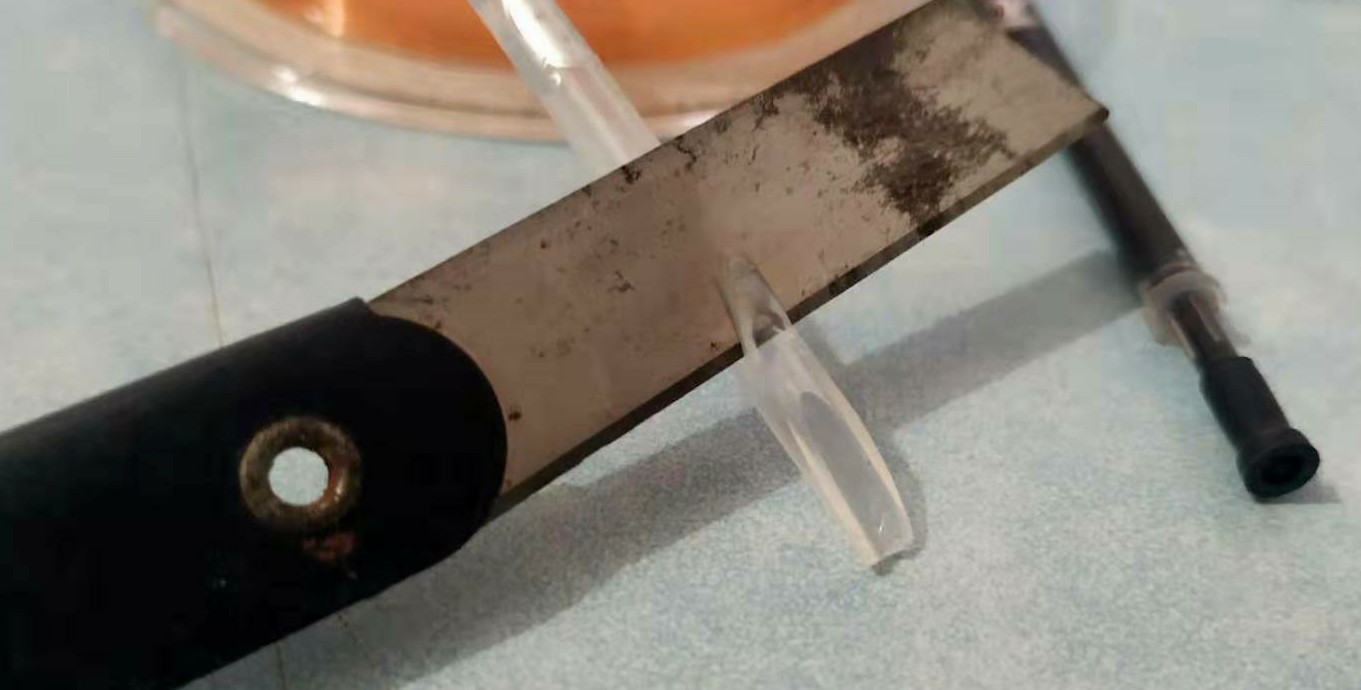 油笔芯做绑钩器,笔芯绑钩神器