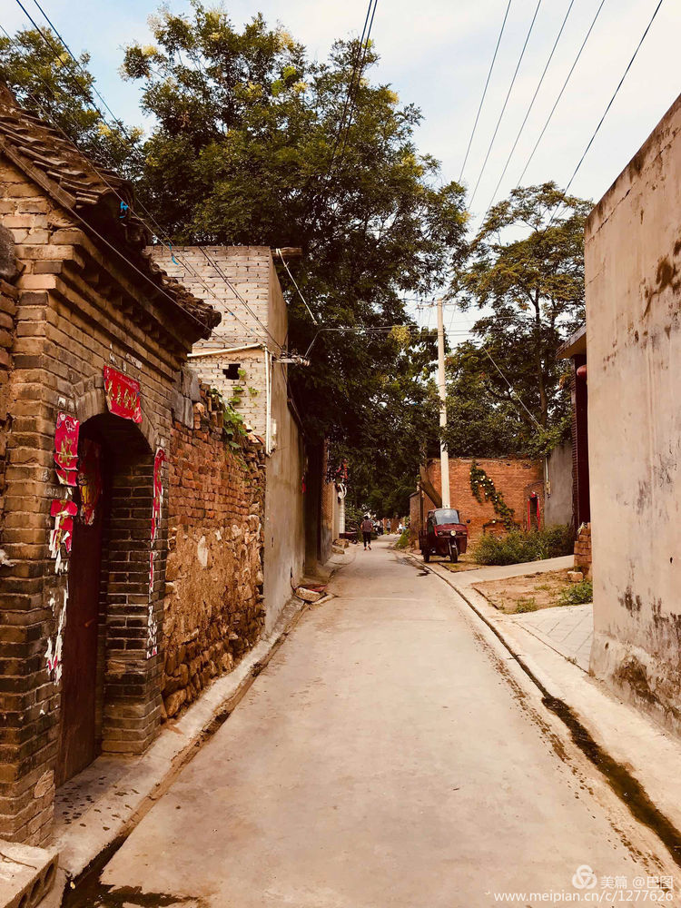 新安县铁门镇庙头村新旧照片对比,新安县庙头村的老照片