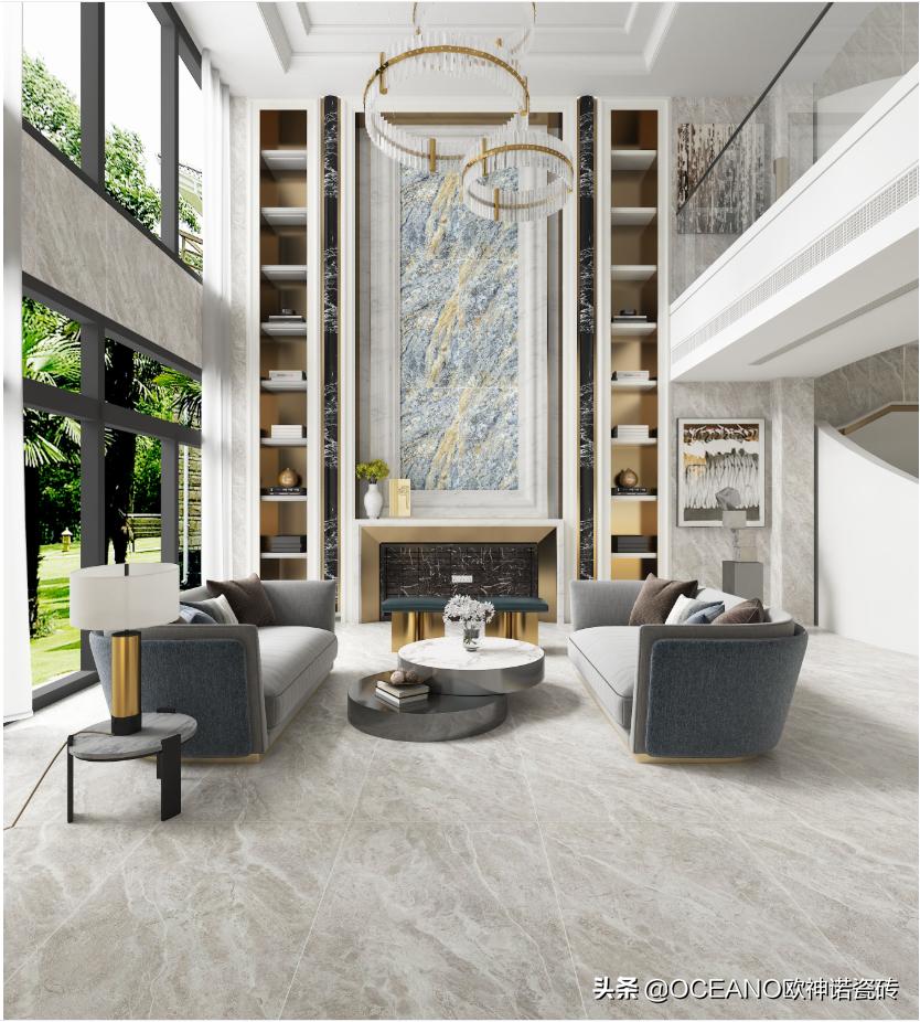 今年流行沙发高级灰客厅效果图,极简大气高级灰客厅