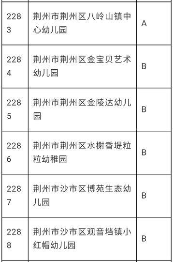 荆州市哪几所幼儿园是最好的,荆州市新增公立幼儿园