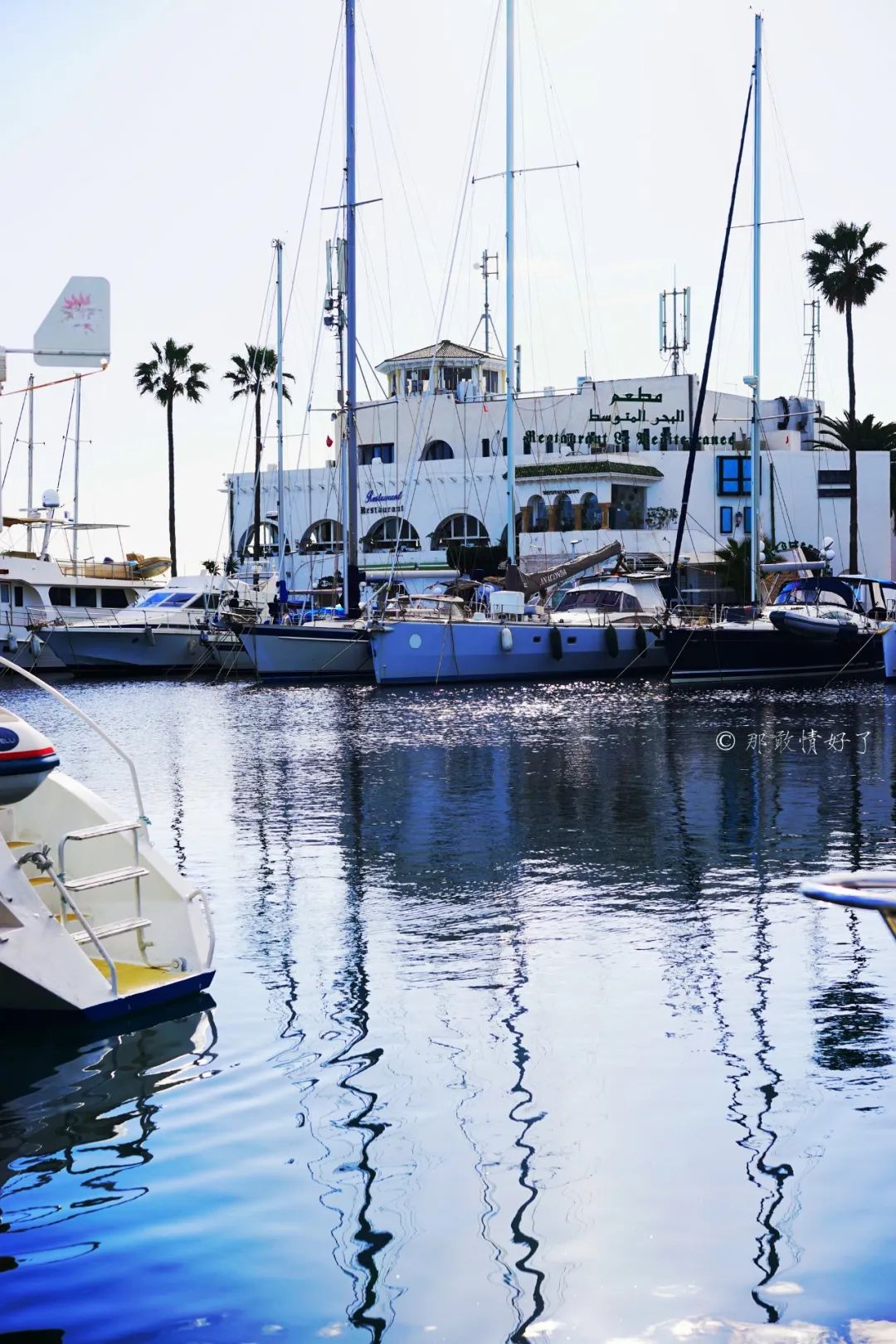 古代突尼斯城的港口,古老的地中海