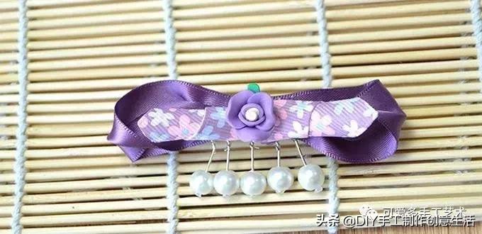 丝带做花带,做花带的教程
