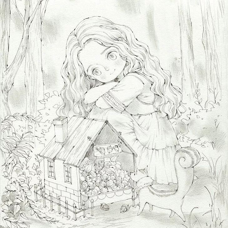 画风堪比宫崎骏,写实韩系画风画师