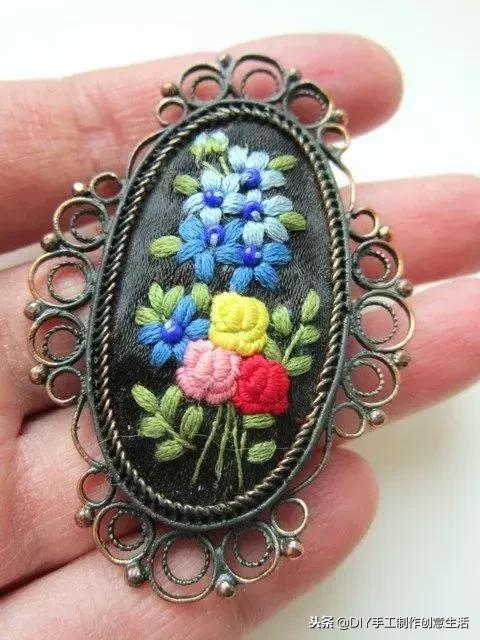 如何绣项链,手工项链绣法