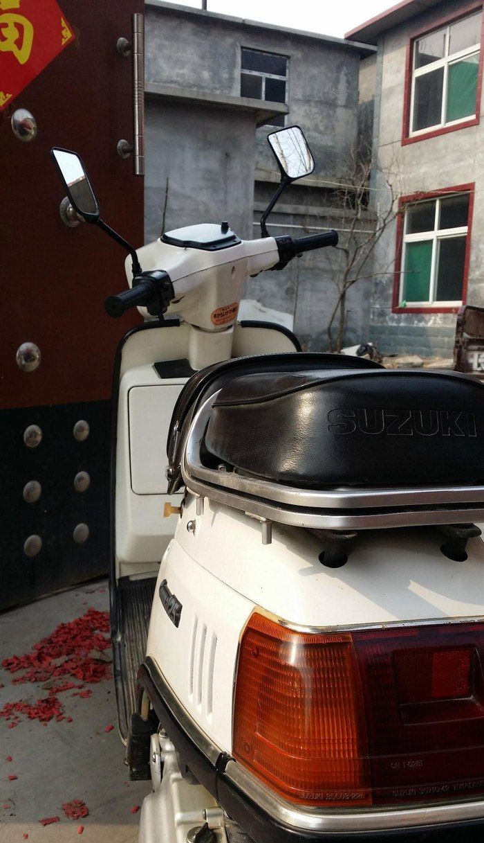 30年前老款铃木太子125,老式125铃木