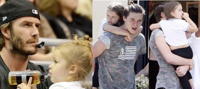 贝克汉姆家小七初长成，五官立体颜值超级高，这长相像谁呢？