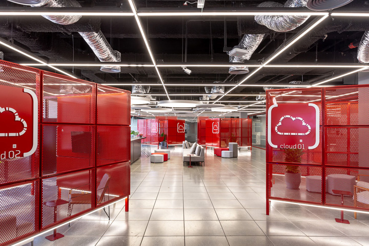 活力多彩Santander桑坦德银行墨西哥办公设计欣赏