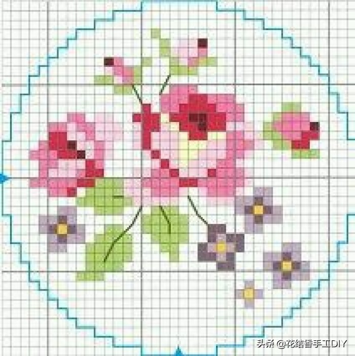 十字绣美丽的画,十字绣美丽花边