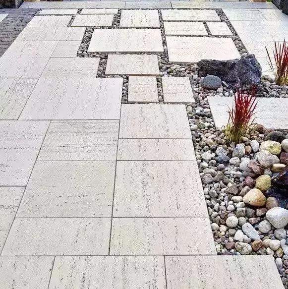 庭院铺装哪种方式效果最好,庭院地面铺装大理石效果图