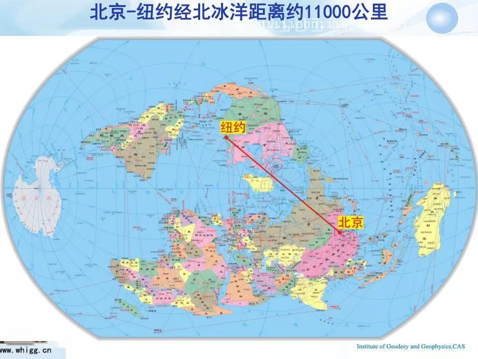 中美看到的世界地图不一样,竖着看世界