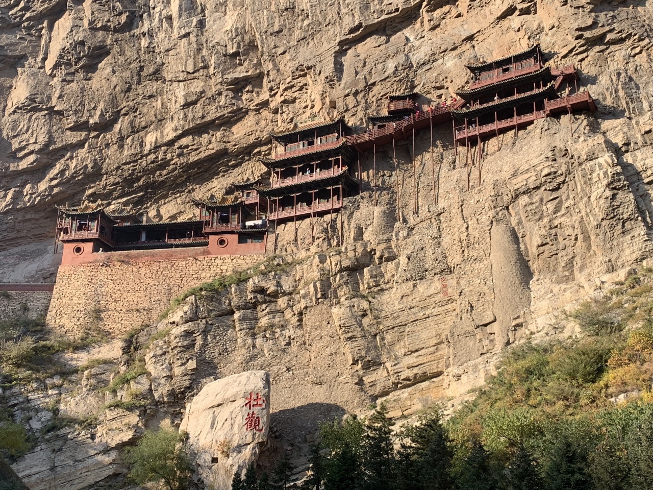 屹立千年的悬空寺,历经千年不倒的古寺