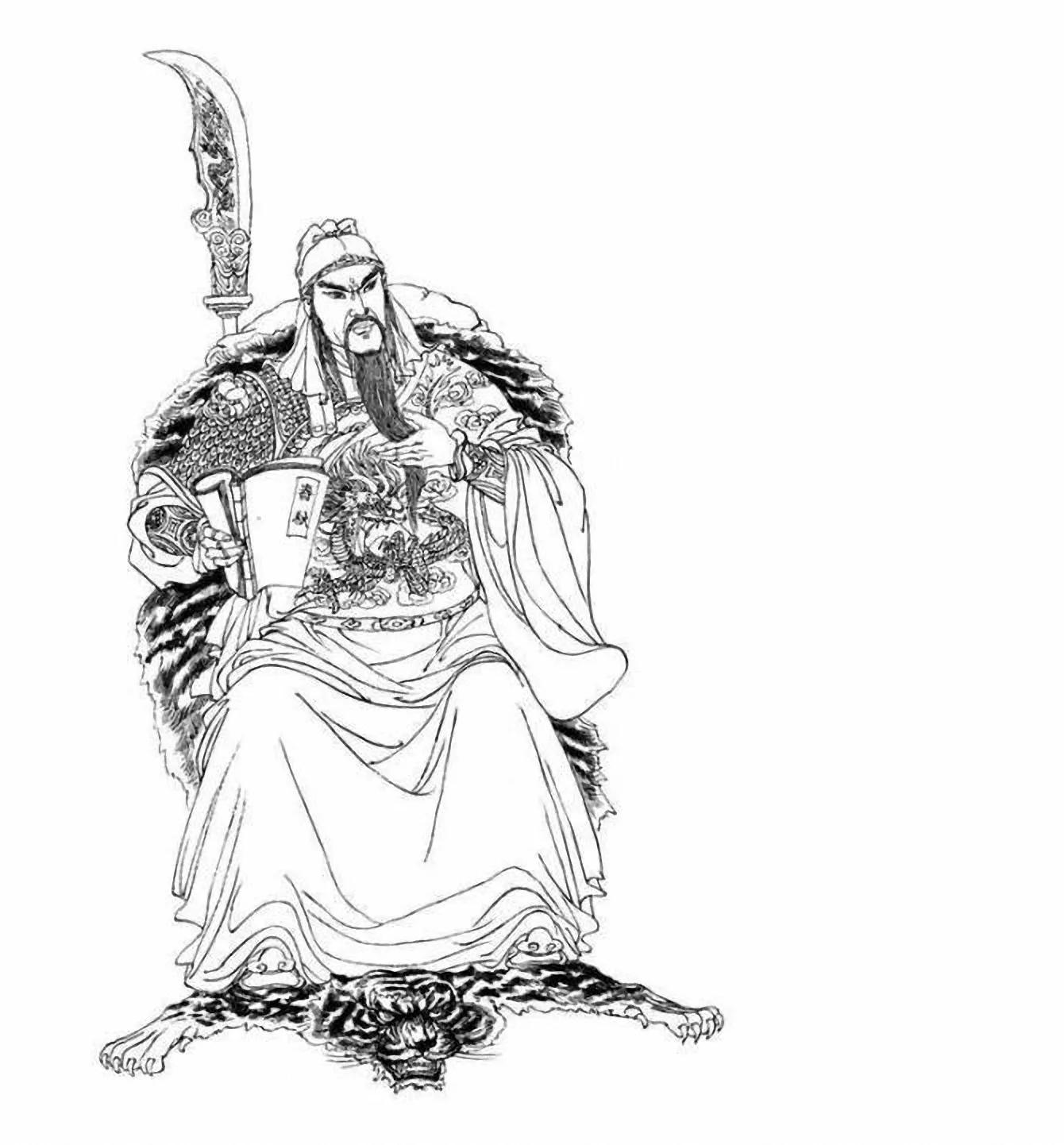 图谱神话人物工笔画白描,国画工笔人物白描图片大全大图