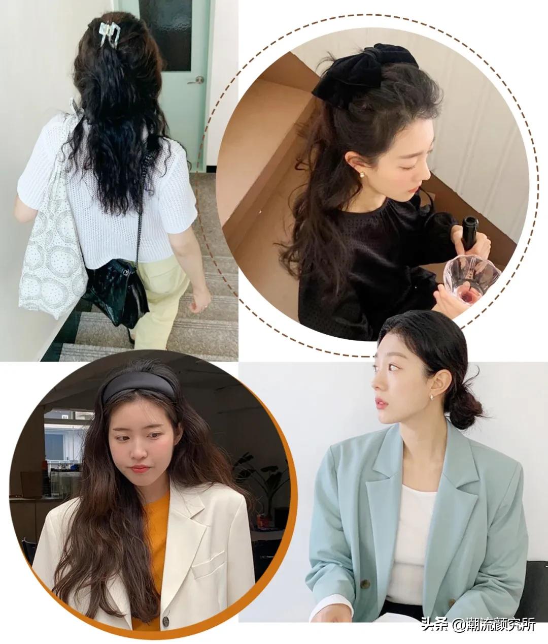 多种好看的发型扎法,4款随便一扎就好看的发型快来学