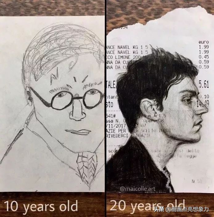 购物小票居然秒变名画?果然是天才少年的神操作