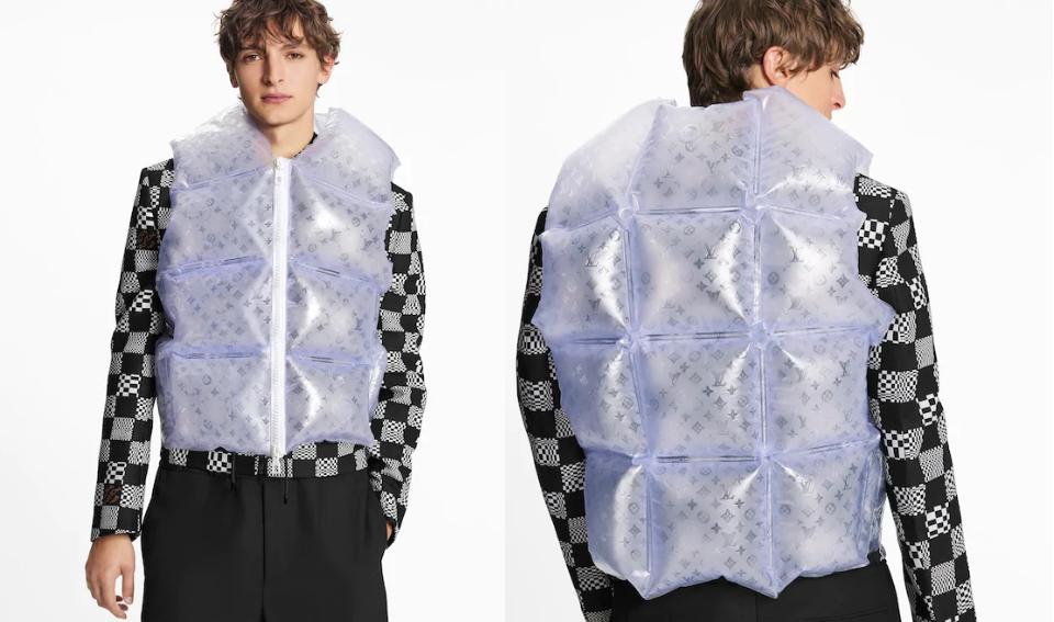 LV“转行”卖空气？一件充气夹克30000块，网友：我出3块