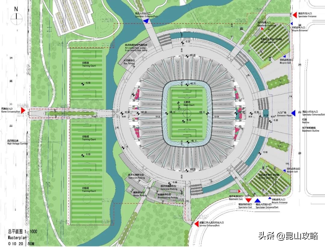 昆山万人足球场地址,昆山万人足球场排名前十