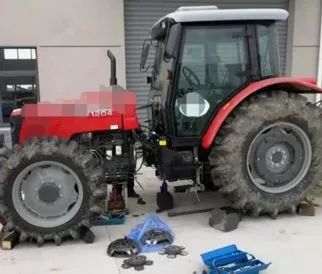 拖拉机断轴维修,拖拉机断腰拆卸教程