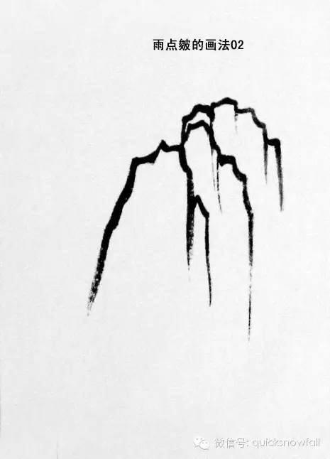 北派山水画山石画法,山水画技法山石的基本画法解析