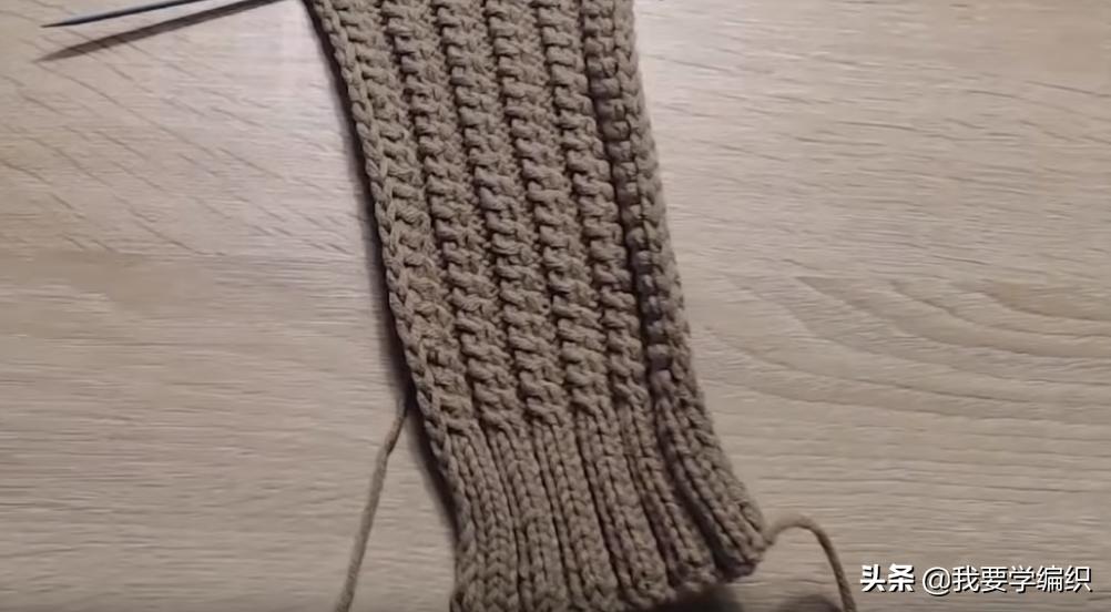 织半指手套的教程,织手套冬女款教程