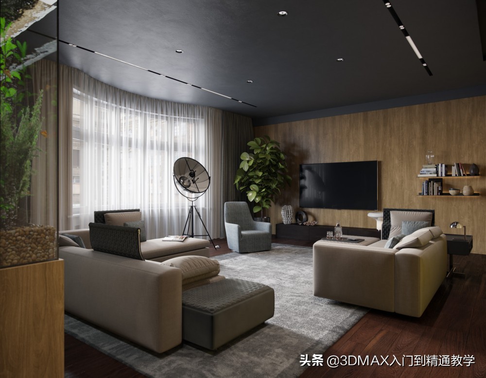 那些好看的效果图是怎么做的,耗时56小时才完成作品